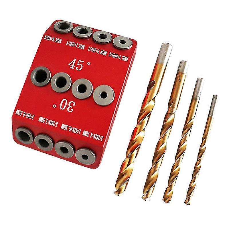 High Precision Woodworking Drilling Locator Drilling Guide Kit DIY Tools