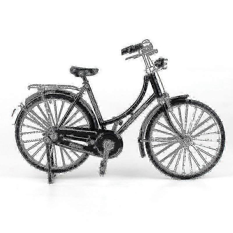 1:10 Aliaj Classic Retro Bicycle Model Ornament-In stoc