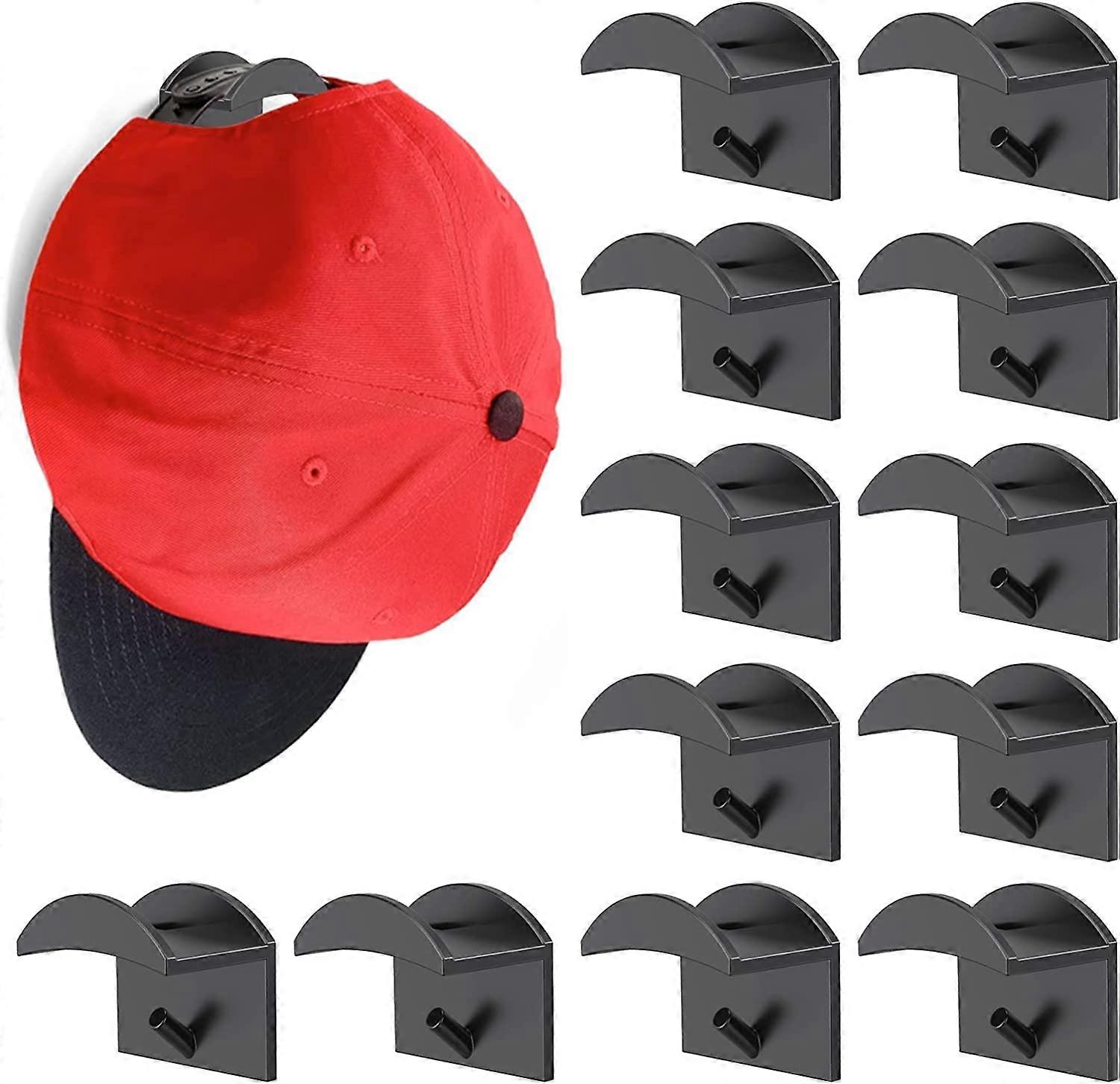 12 Pack Adhesive Hat Hooks for Baseball Caps 4.7*3.7cm
