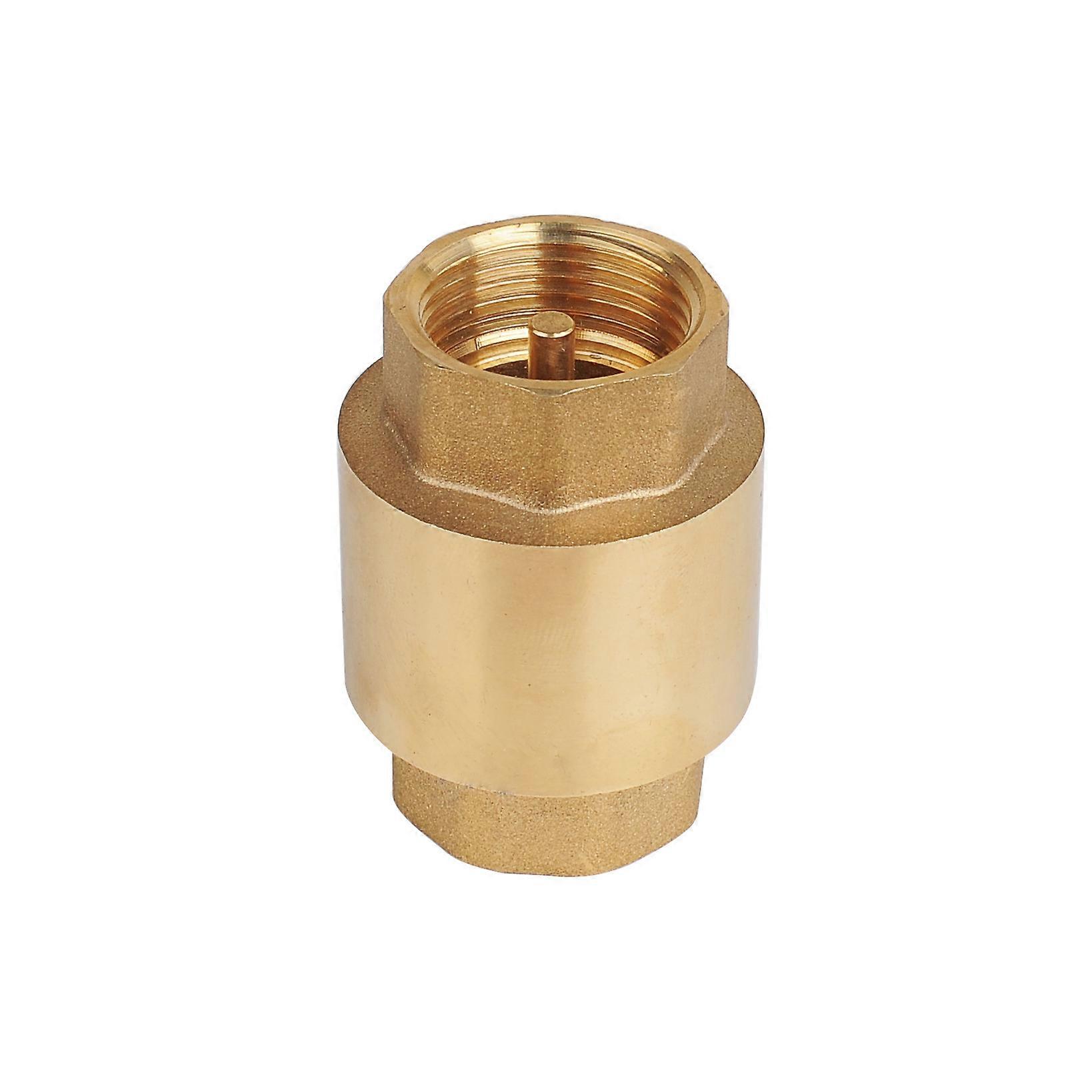 Terugslagklep - Messing Goud 1"DN25
