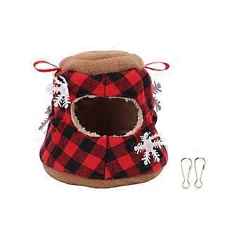 Winter Warm Bird Nest Soft Comfortable Portable Hamster Hanging Nest for Birds Parrots HamstersTree Stump