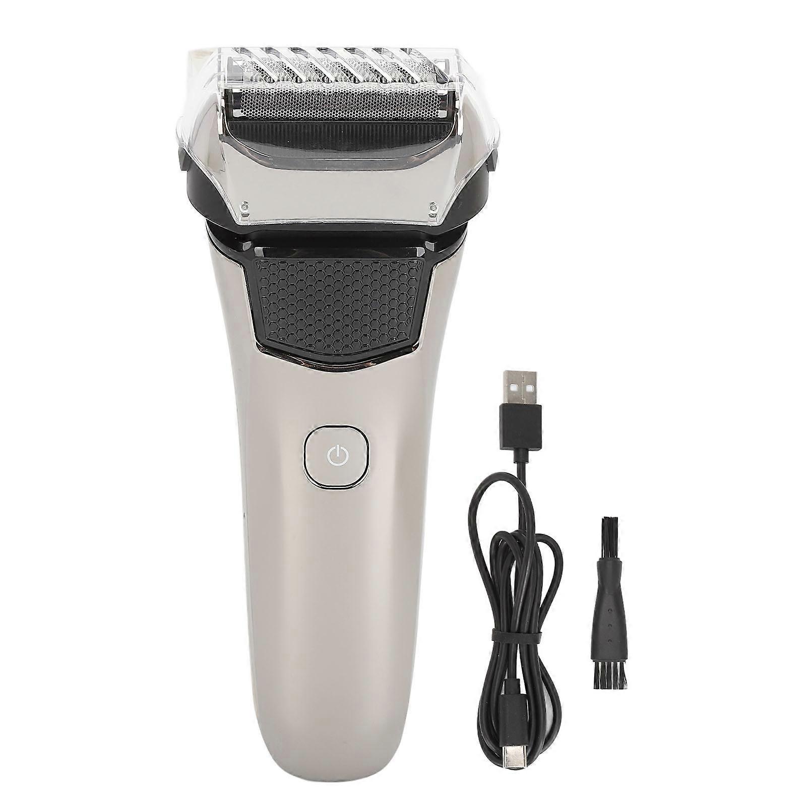 Electric Shaver Digital Display Men Beard Clipper Rechargeable Face Trimmer For Home Salon