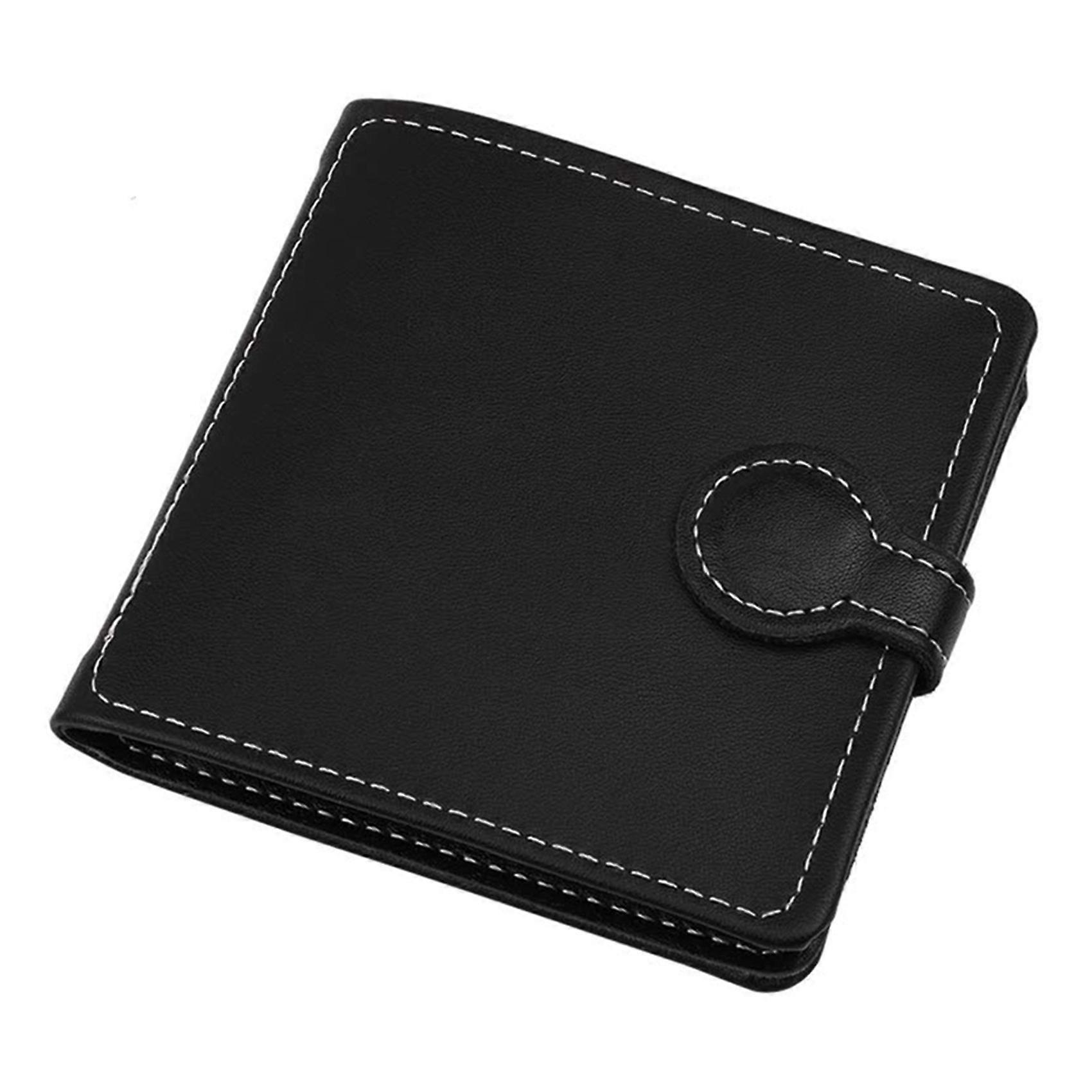 Wallet-Type Guitar Pick Holder Case Suitable for 6-String/4-String Guitar/Bass/Ukulele Holds 12 Picks Soft Leather