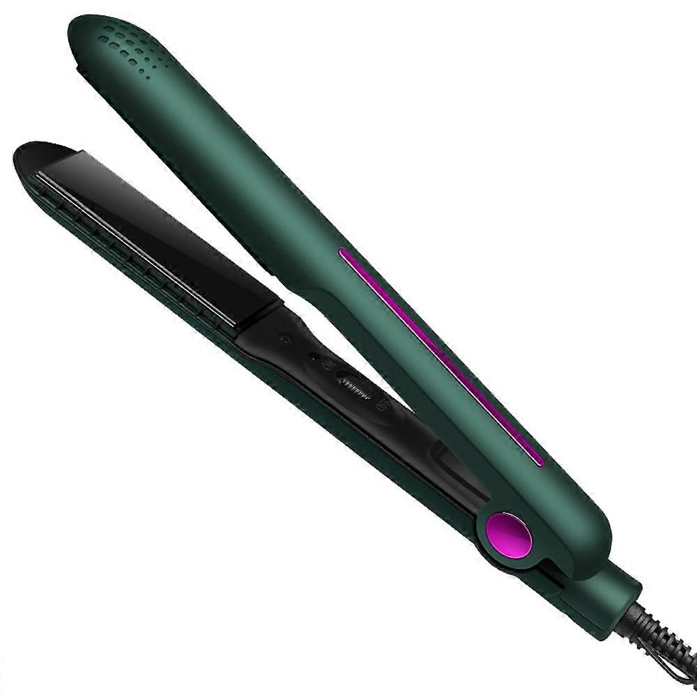 Straightener and curler 2 in 1, twisted straight curler, professional anion flat iron, adjustable temperature