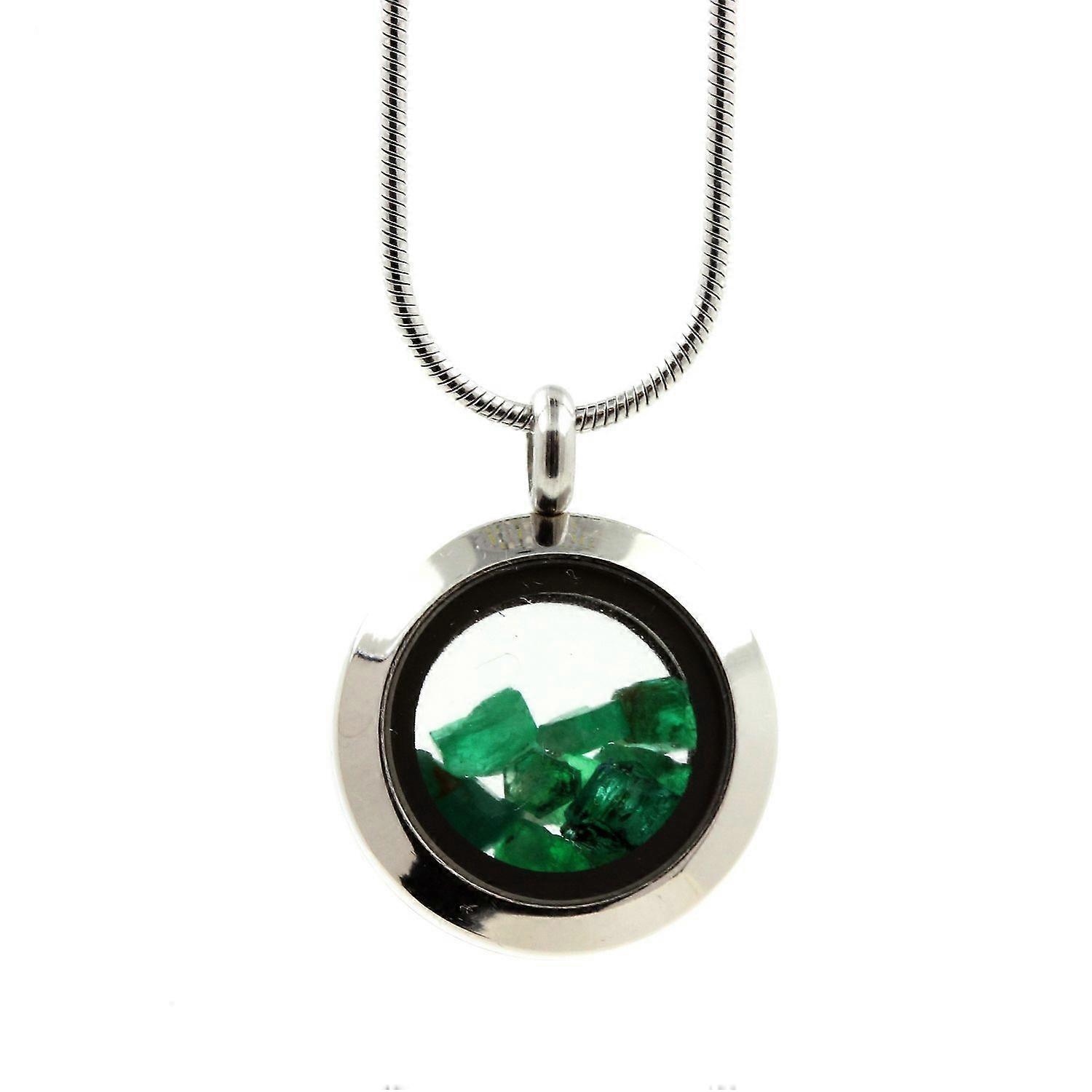 Raw Emerald Necklace