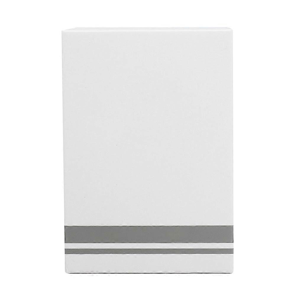 Monrb1 Compact Rectangular Watch Wristwatch Display Box Storage Holder Case Fit for Curren (White)