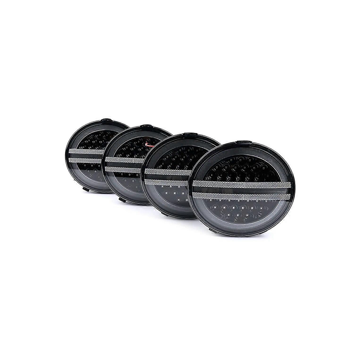 4PCS Pour Chevy Chevrolet Corvette C6 2005 2006-2013 LED Arrière Arrière Feu De Freinage Clignotant Feu de position de stationnement Ensemble de Feux