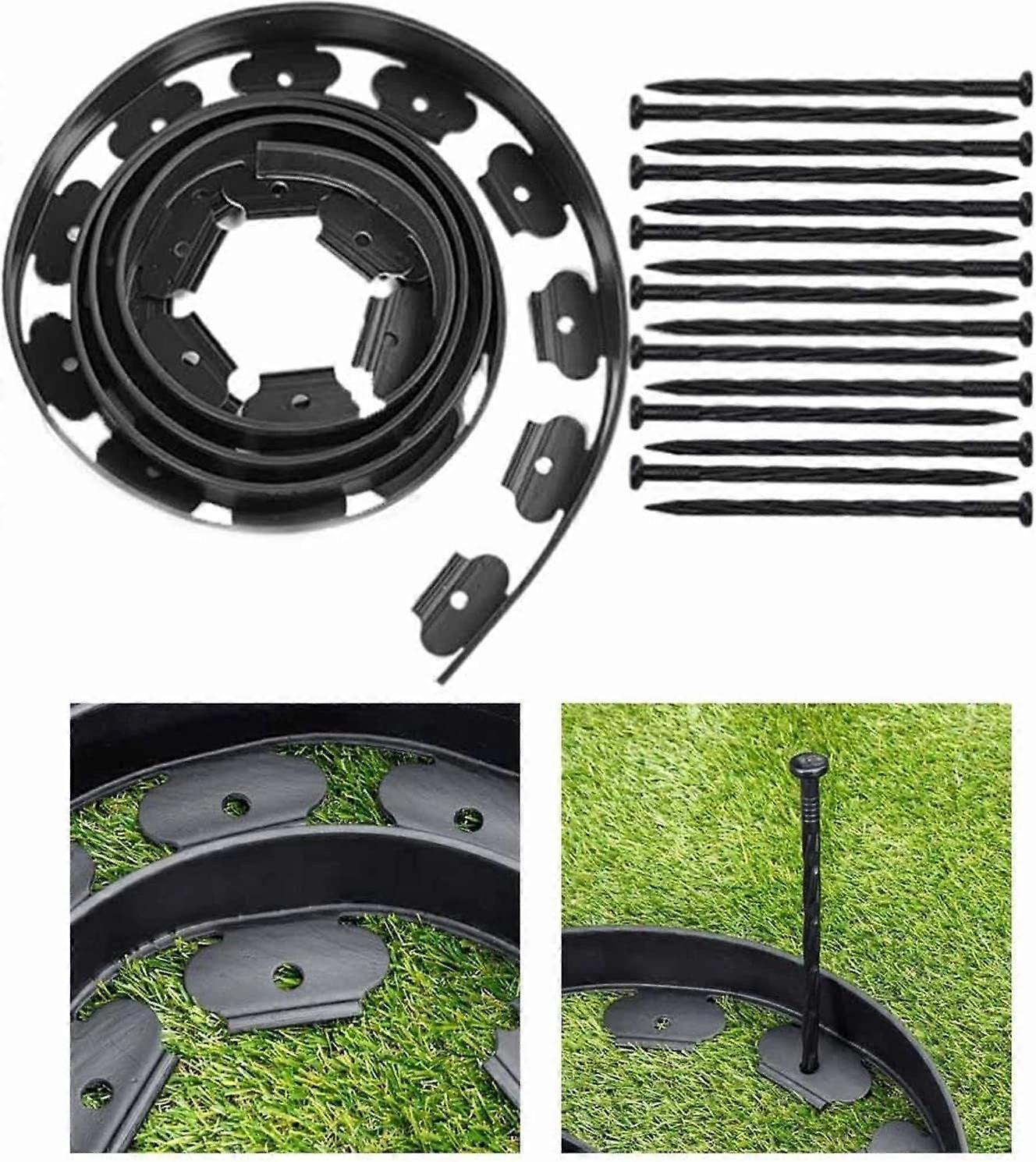 5m Lawn EdgingPlastic Garden Grass Lawn Edge