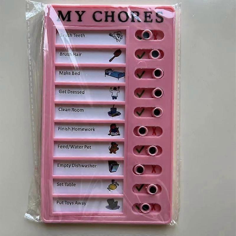 Memo Plastic Board Daily Task Planning Board Blank RV CHECKLIST ELDER CARE MY CHORES Checklist Task Board Wall Decoration