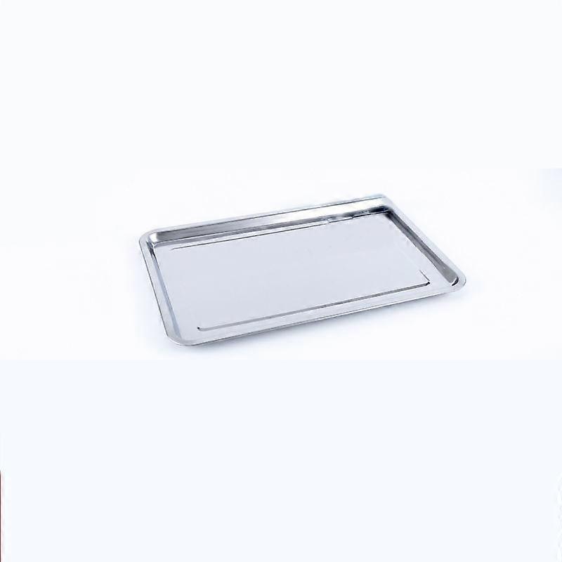Tava comerciala, Inox, 50x35x2 cm, Argintiu
