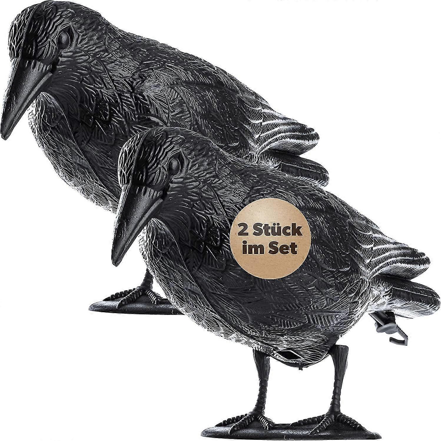 Black Crow Pigeon Repellent Plastic Pigeon Repellent Bird Repeller Natural Rest Repeller Keeps Pesky Birds Out-Yvan