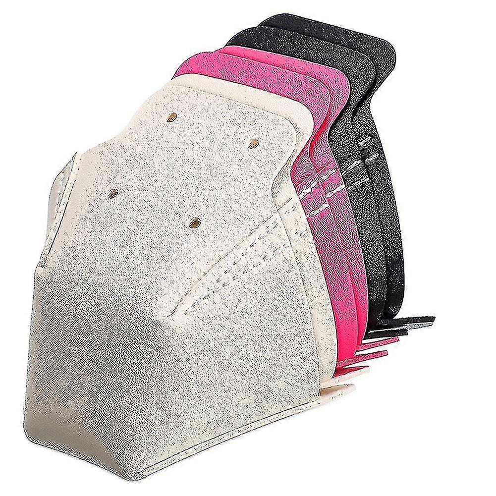 6 pcs pu leather roller skate cap protectors compatible with quad roller skate