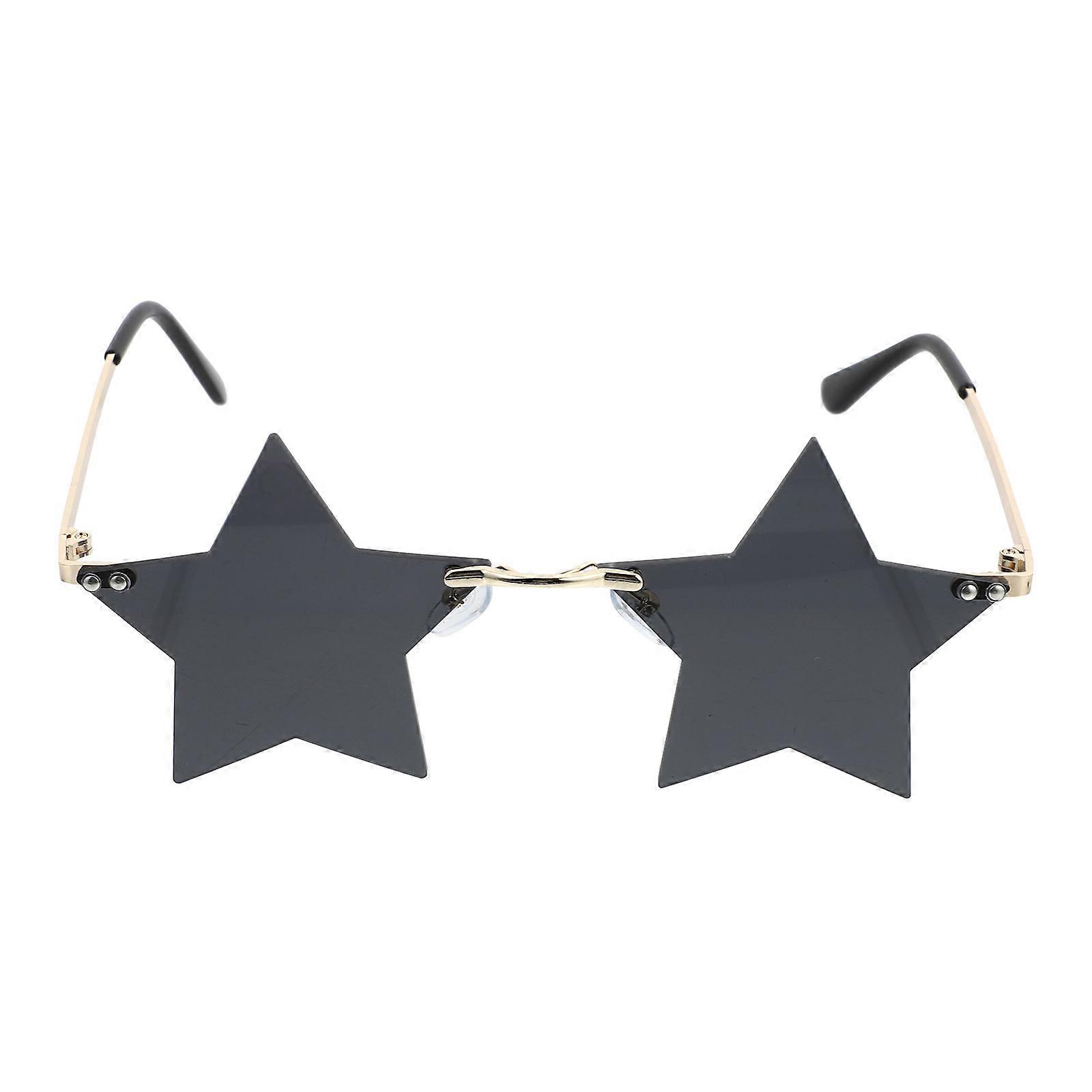 1 Par De óculos de feste de bebê de moda irregular óculos de sol estrela em forma de óculos