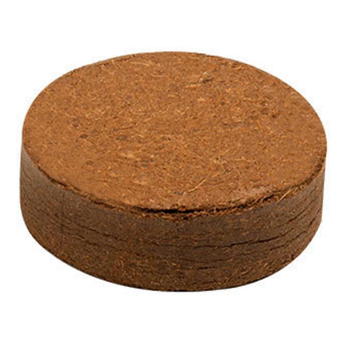 6x2cm Premium Quality Coir Compressed 100% Organic Coir Tiles with Low EC and PH Balance for Plants