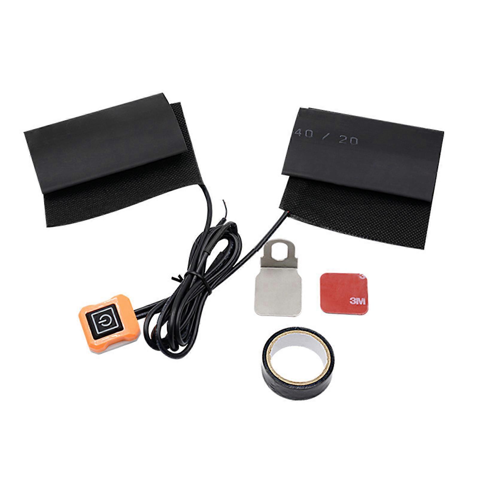 Motorcycle Handlebar Heater Flexible and Adhesive Handlebar Heater Suitable for Hand Trailers Motorcycle