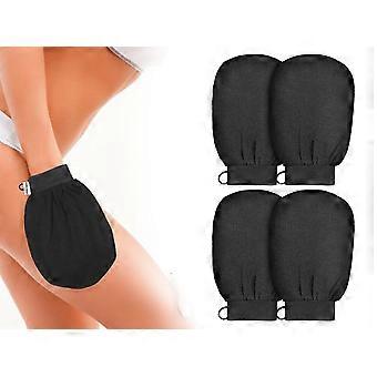 2 Pairs Exfoliating Gloves Shower Body Scrub Gloves Dead Skin Cell Removal Glove