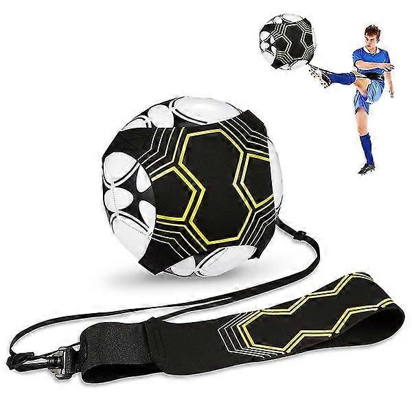 1pcs Hands-free Adjustable Solo Soccer Trainer Compatible With Audlt And Child