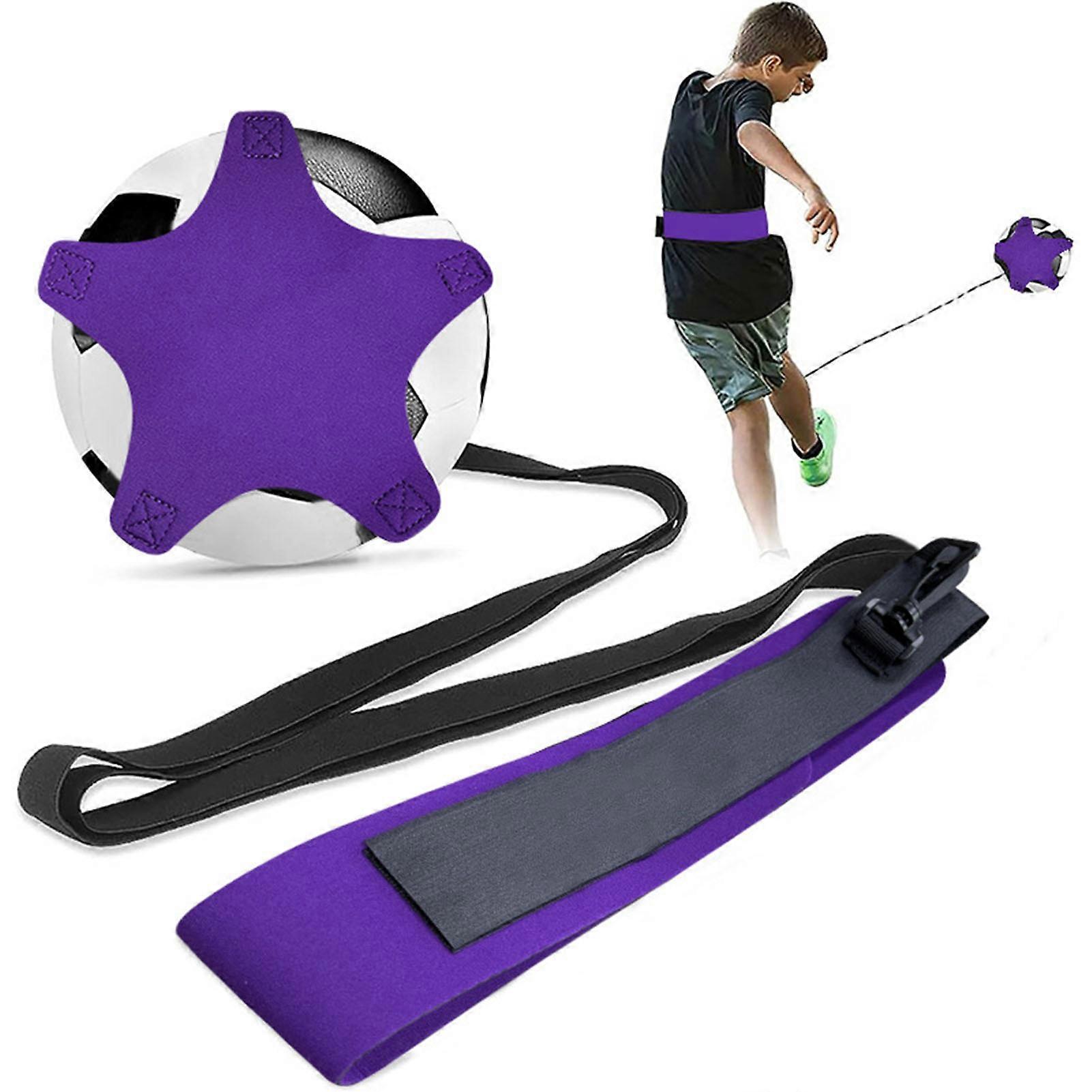 Children Soccer Kick Trainer Belt Hands-Free Adjustable Waist Belt for Ball Control Shooting Passing Receiving