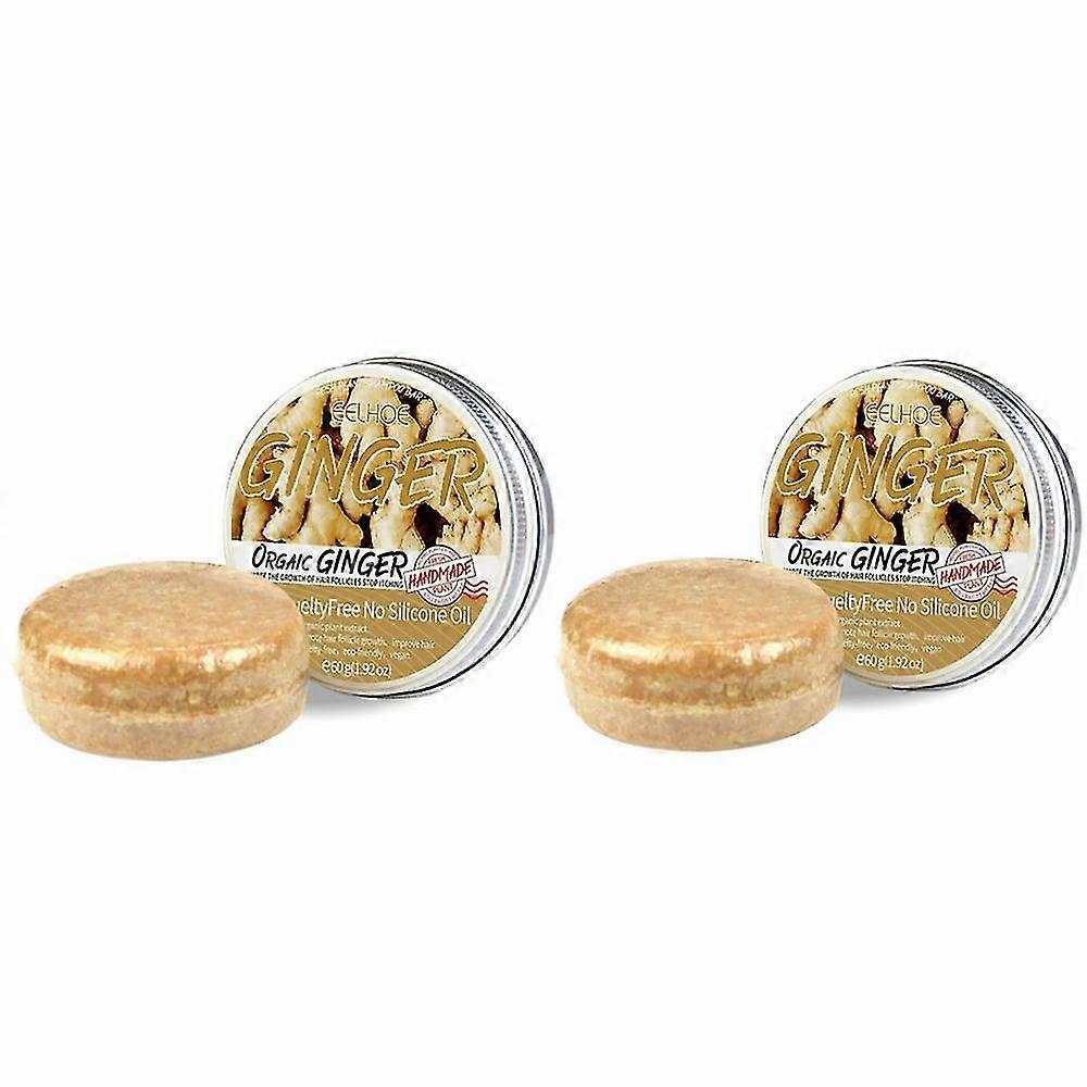 1-3 stuks Natuurlijke Gember Haargroei Shampoo Bar, Bevordert de Haargroei, Anti Haaruitval Shampoo Zeep