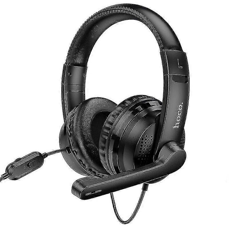 Hoco W103 Phantom Touring Headset Gaming Headset Computer Wire-controlled Desktop Laptop Omni-directional Headset Xq-ej521