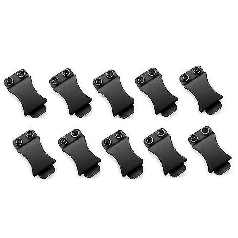 10pcs/lot Quick Clips For 1.5 Inch Belts For Kydex Belt Clip Loop With Screw Fits Applications Tool-haoyi