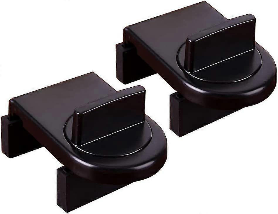 2Pcs Adjustable Security Door Latch Mobile Window Insurance Lock Anti-Theft Protection Lock Window Stoppers