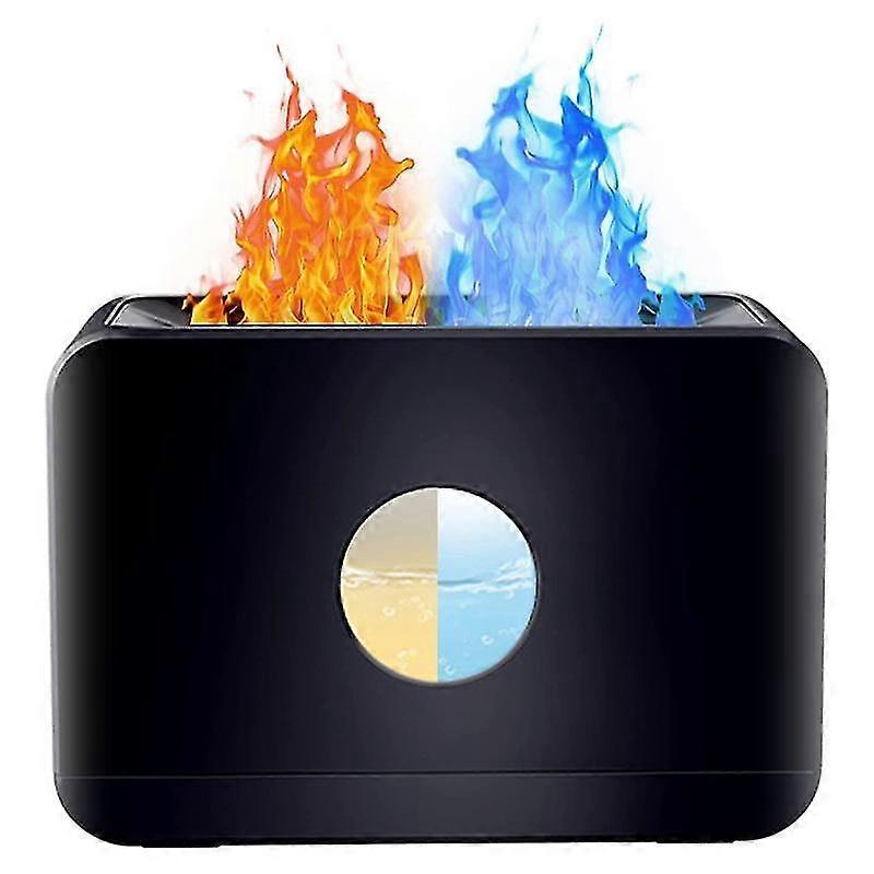 Flame Diffuser, Essential Oil Diffuser With Flame Light Air Humidifier 220ml Aroma Diffuserfor Home