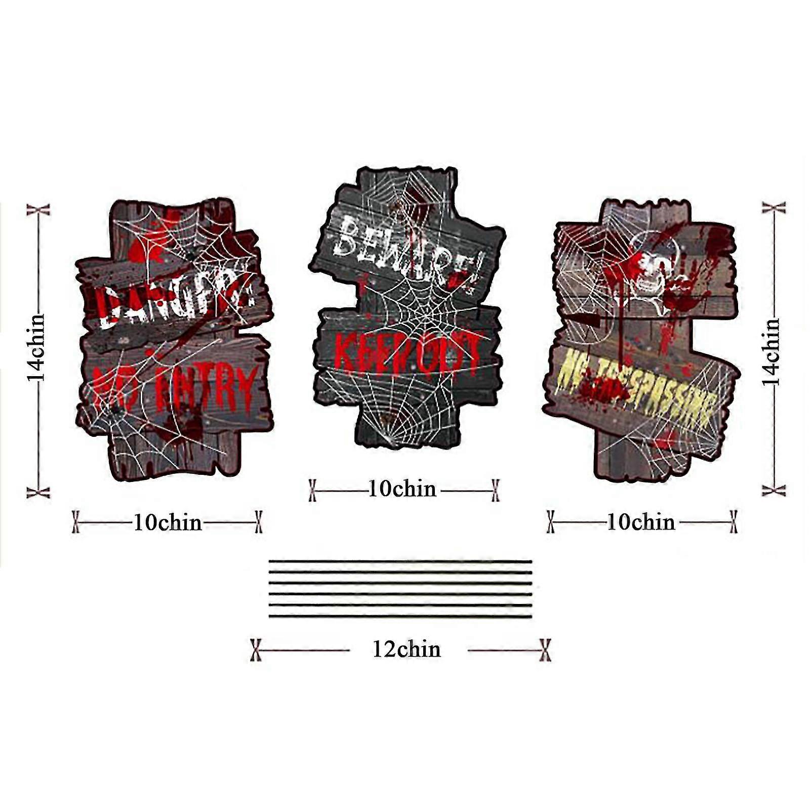 Halloween Ghost Garden Decoration Card Card Insert Decoration