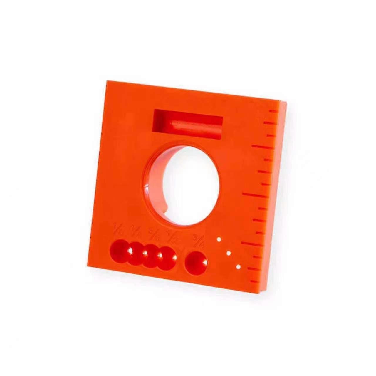 Portable Measuring Ruler Decoration Scale Precision Engineering Measuring Ruler,50*50*10mmorange