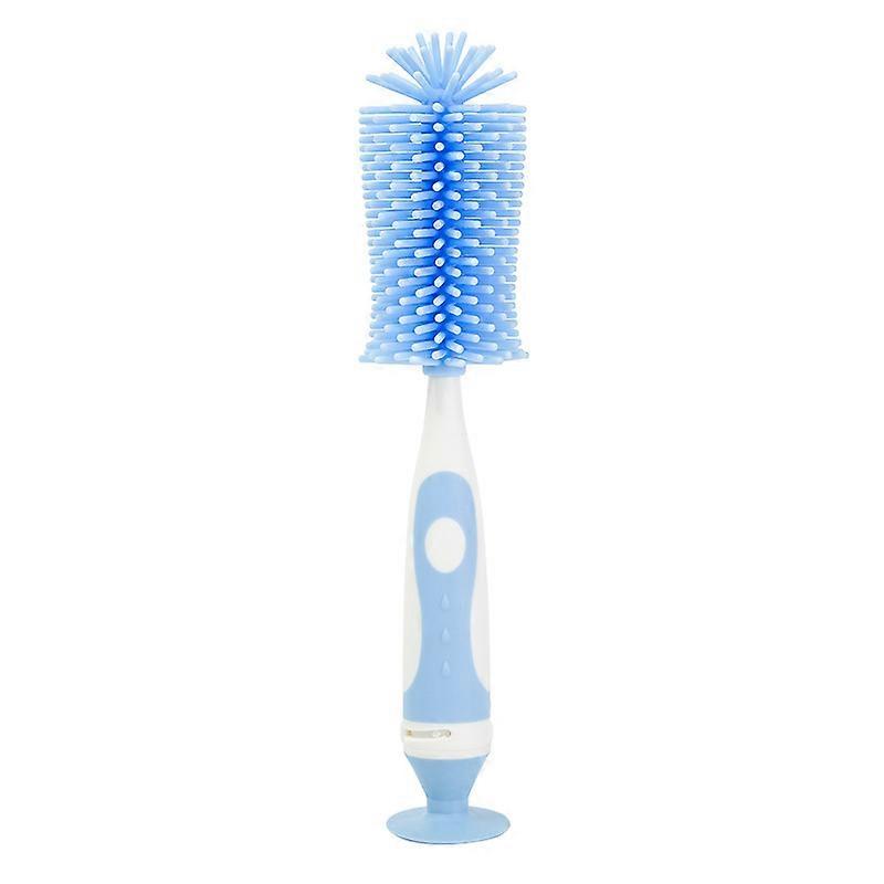 Silicone Bottle Brush Water Bottle Cleaner (Blue)