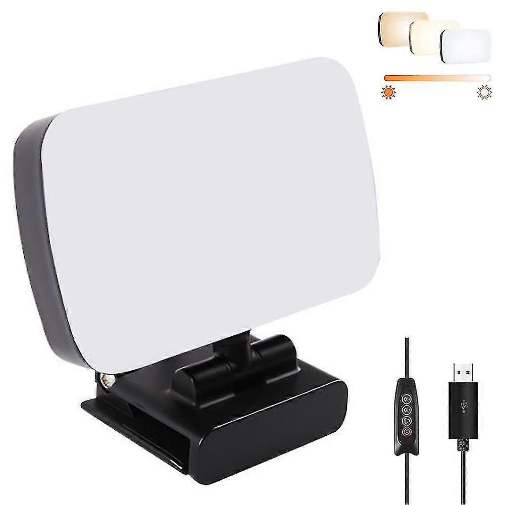 Video Conference Lighting, Webcam Lighting For Remote Working,lighting For Laptop/computer, Calls, Live Streaming, Self Broadcasting