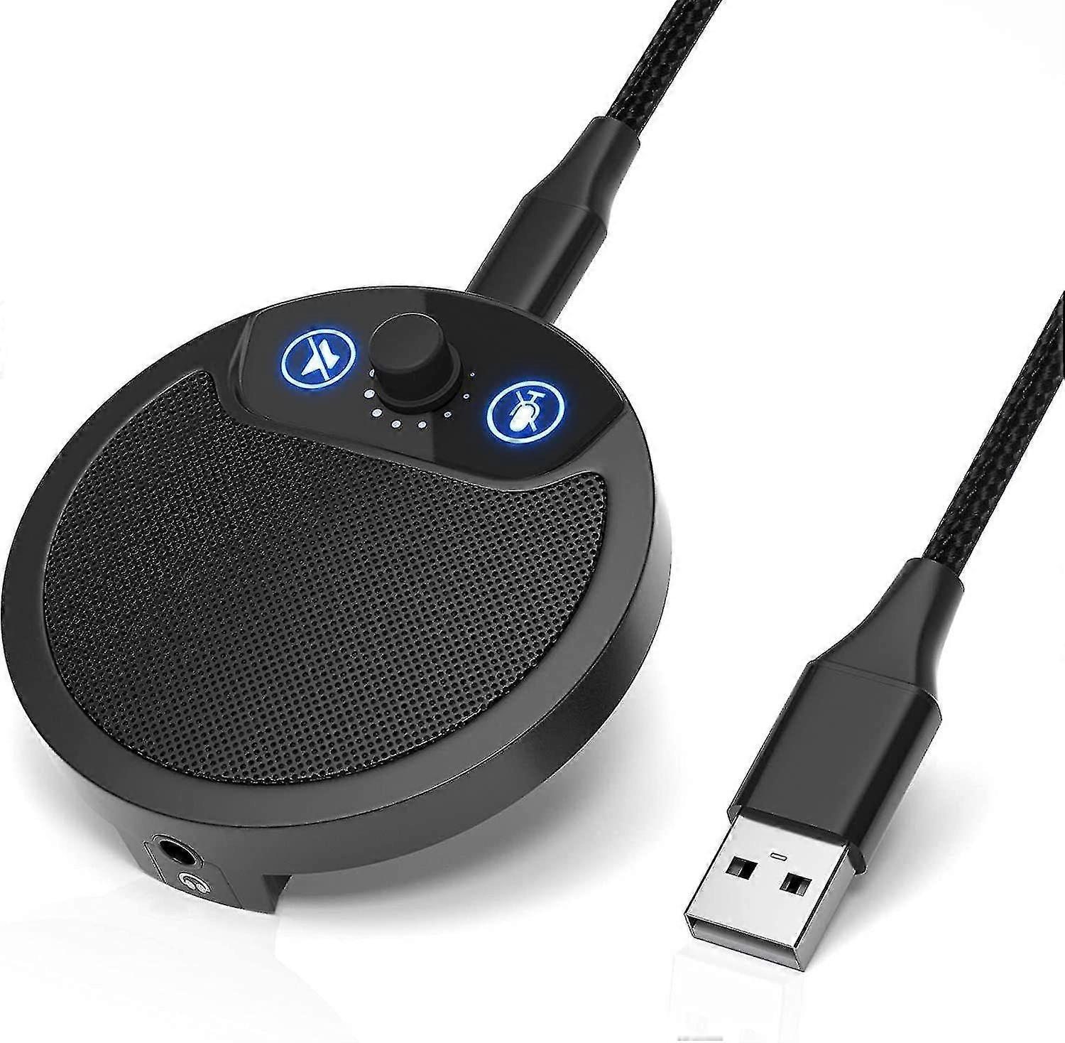 Me1 Omnidirectional Usb Conference Microphone With Mute Button(black)