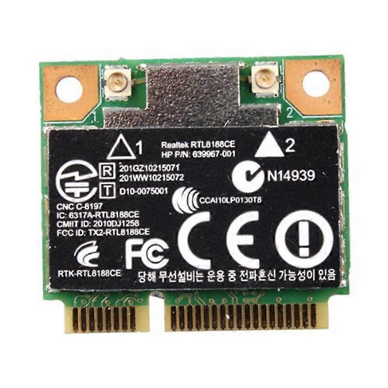 150Mbps WiFi Mini PCI-E Network Card for Realtek RTL8188CE Wireless-N 802.11 B/G 640926-001 639967-