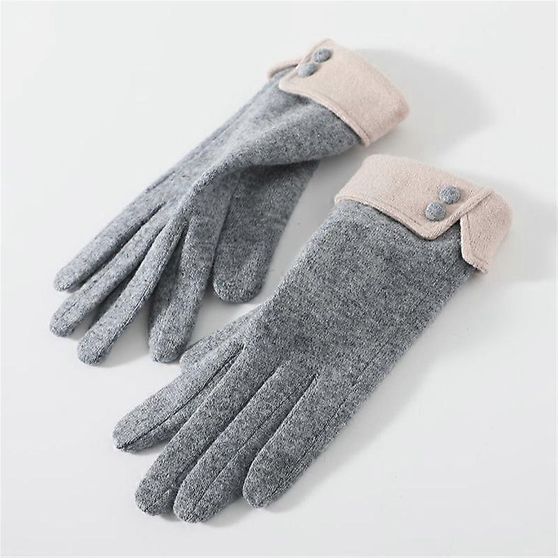 Womens Touch Screen Phone Fleece Windproof Gloves Winter Warm Wear