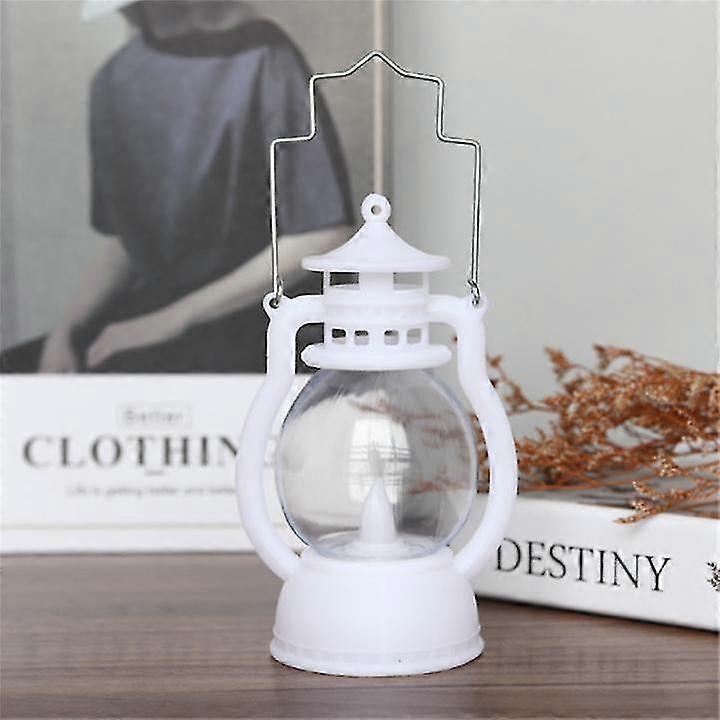 Halloween Decoration Retro Small Oil Lamp Electronic Candle Light Led Pony Light Creative Wind Lamp Portable Pumpkin Lantern