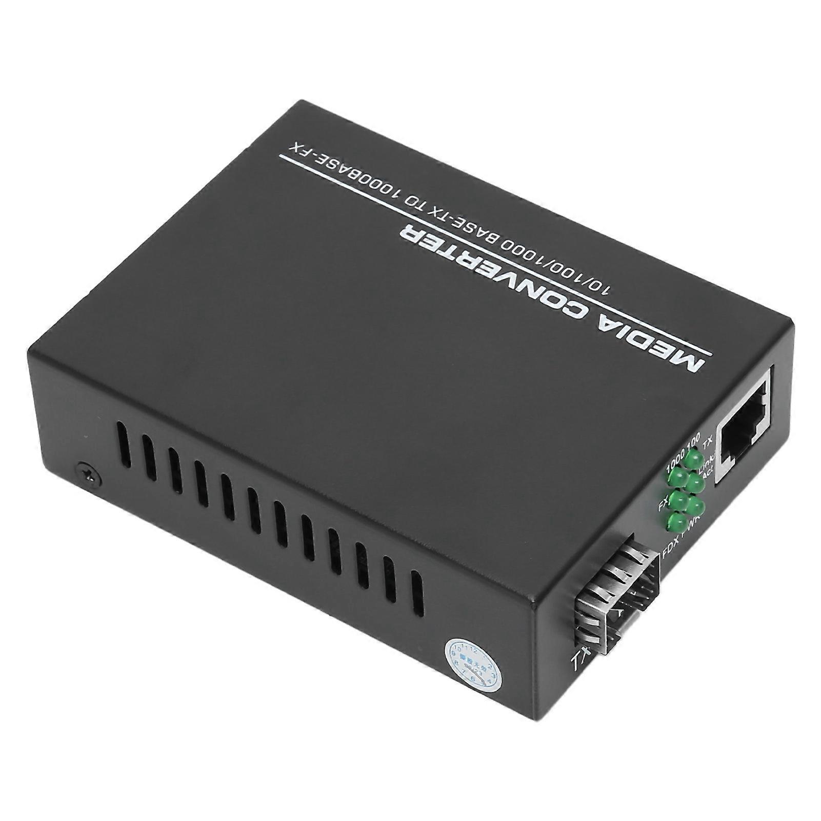 Convertitore multimediale Gigabit SFP a RJ45 10 100 1000Base TX a 1000Base FX Convertitore multimediale da fibra multimodale a Ethernet
