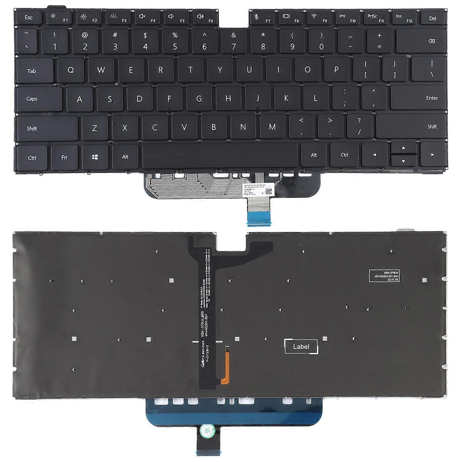 US Keyboard with Backlight For Huawei Matebook D14 D15 For Huawei Matebook D14 D15