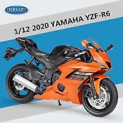 1:12 Yamaha YZF-R6 Alloy Racing Μοτοσικλέτα Μοντέλο Diecast Metal Street Sports Μοτοσικλέτα Μοντέλο Συλλογή Παιδικό Παιχνίδι Δώρο
