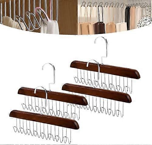 4 Pack Anti Slip Multi Hook Coat Racks 360 Degree Space Saving Hangers with 8 Hooks, Multifunctional Non-Slip Storage Hangers, Hanger with Multiple Ho