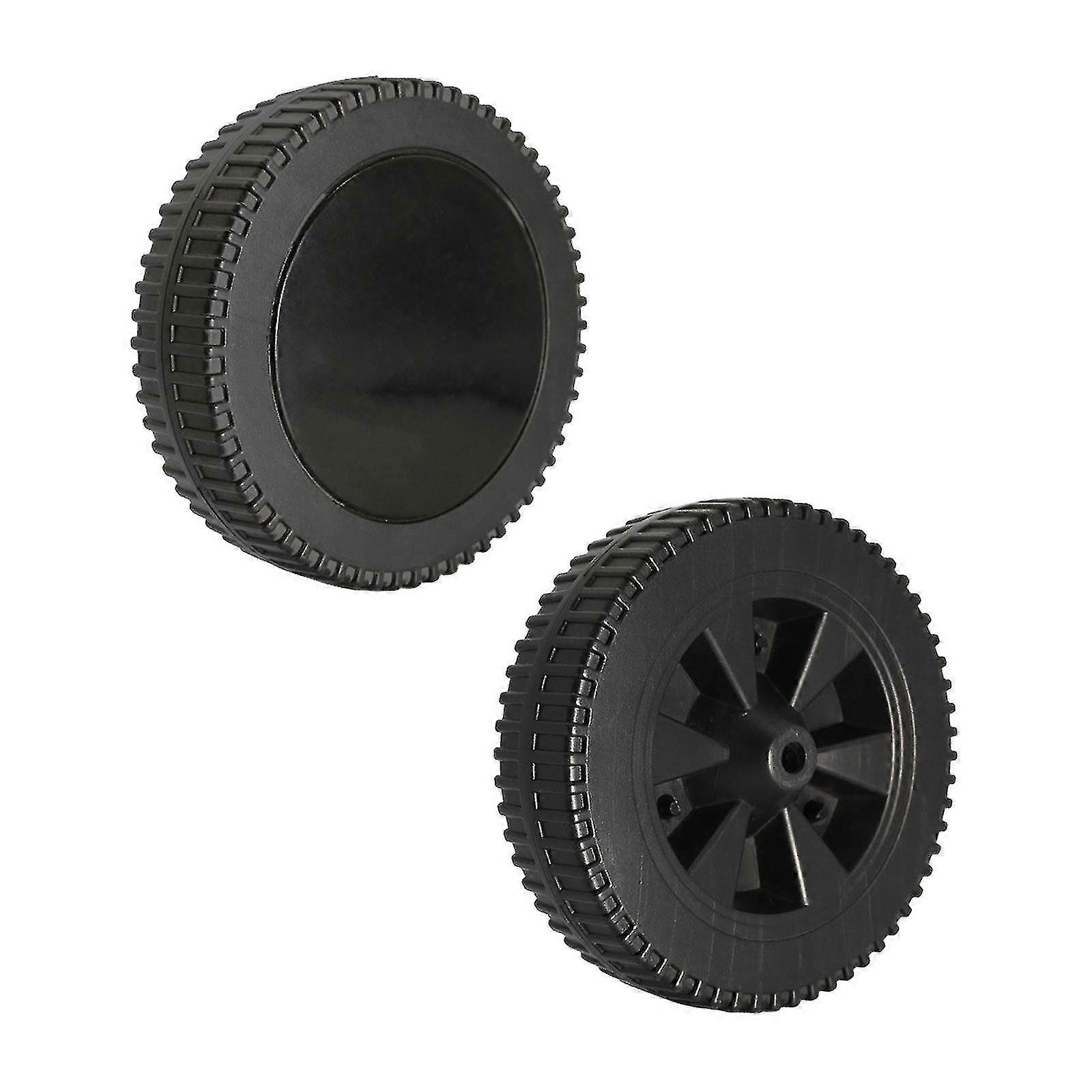 2pcs Grill Wheels Universal Wheel Sandproof Durable Replacement 7in Hand Truck Tires For Kitchen Camping Patio Barbecue Parts