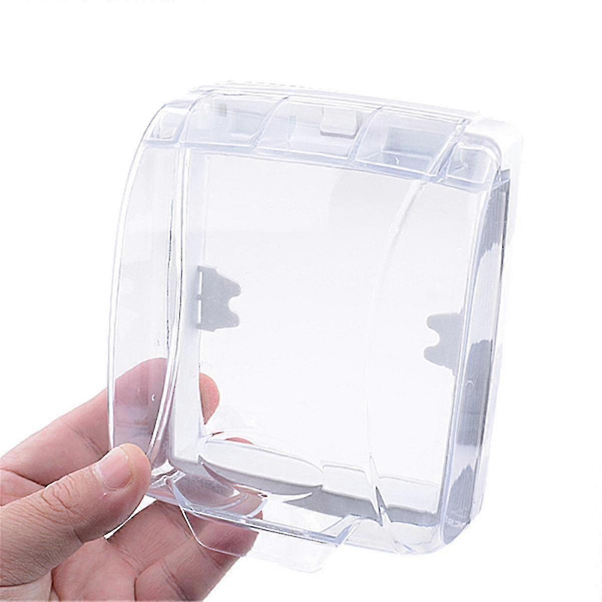 جرس الباب غطاء مقاوم للماء غطاء شفاف مقاوم للمطر صندوق غطاء المطر المقاوم للماء في الهواء الطلق زر مناسب غطاء مقاوم للماء