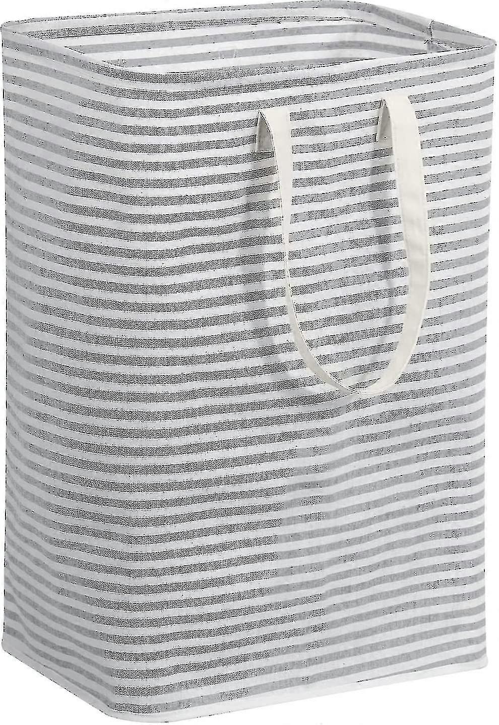 Laundry Hamper Foldable Freestanding Laundry Hamper Large Clothes Hamper With Extended Handles Easy To Carry For Toy Clothes, Gray