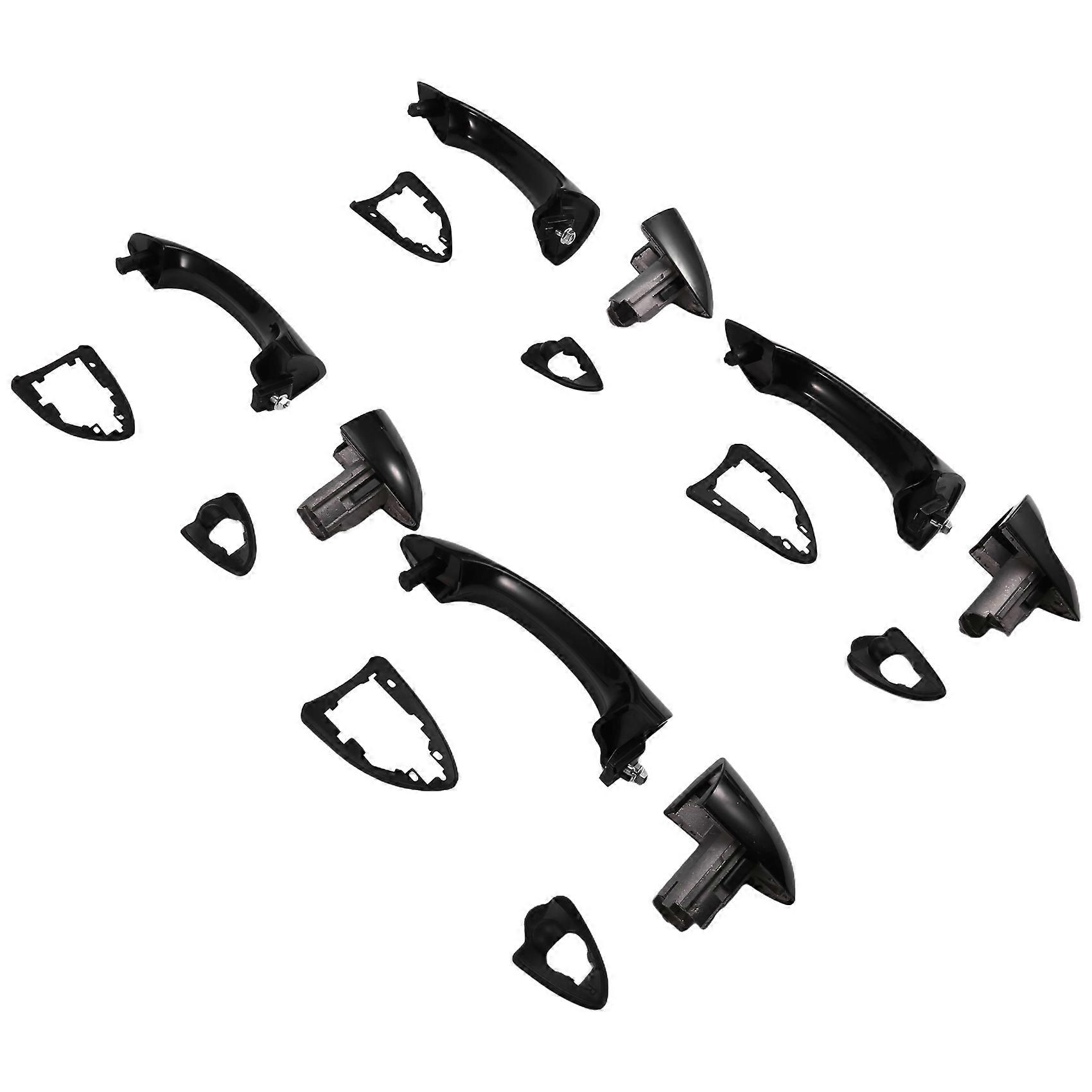 1Set Front Rear Left Right Exterior Door Handle Kit for X5 E53 2000-2006