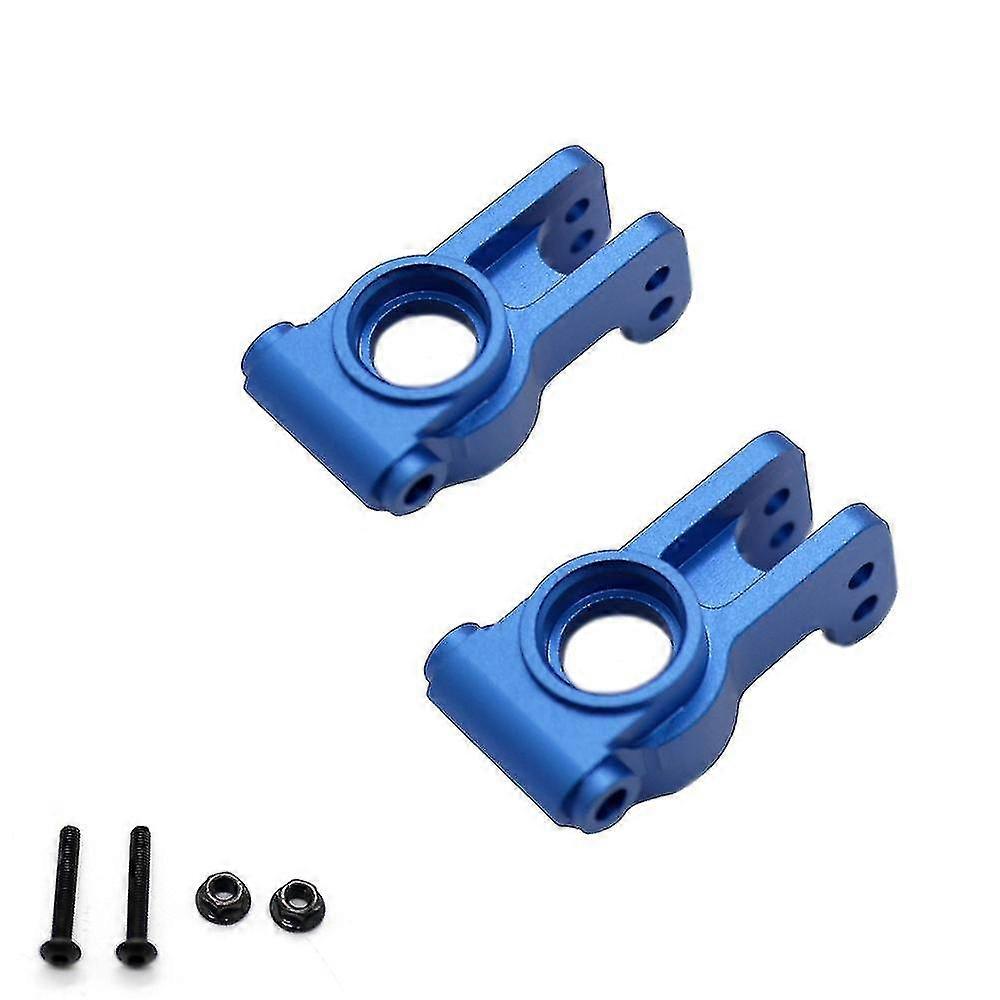 2pcs Metal Rear Hub Carriers Compatible With Losi Lasernut U4 4wd 1/10 Rc ,blue
