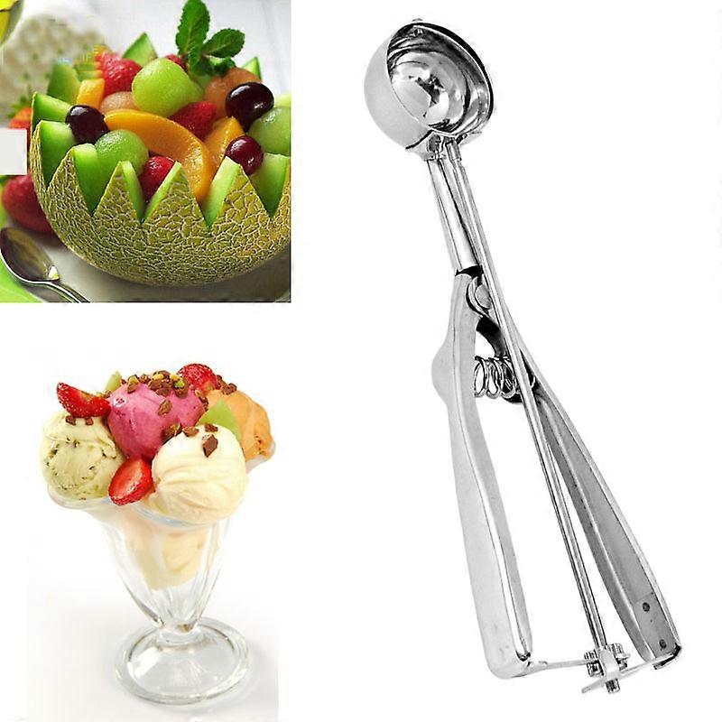 1PCS (5cm) Ice Cream Scoop 410 Stainless Steel for Ice Cream, Melon, Meatballs, Cake, Cookie Dough, Rice, Ice Cream Scoop