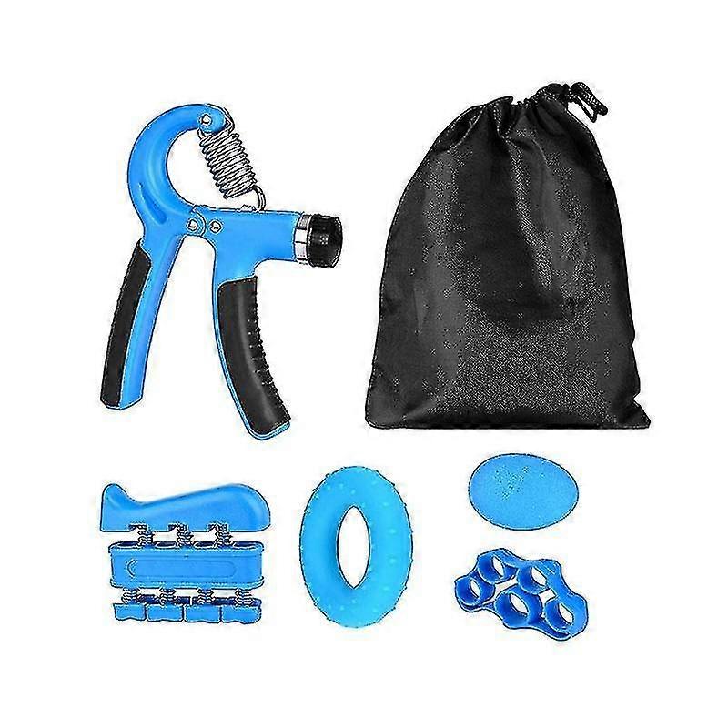 Hand Grip Strengthener Forearm Ball Stretch Ring Exerciser ()A