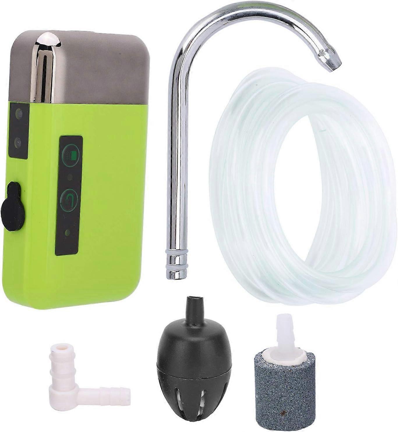 Sensing Oxygen Pump, Practical Convinient Durable Oxygen Pump 3 Modes with LED Light for Fishing Hands Washing for Water Pumping Oxygenation, Lighting