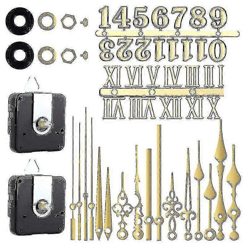 Clock Mechanism Silent Quartz Movement Machine Wall Hands Pointer Set