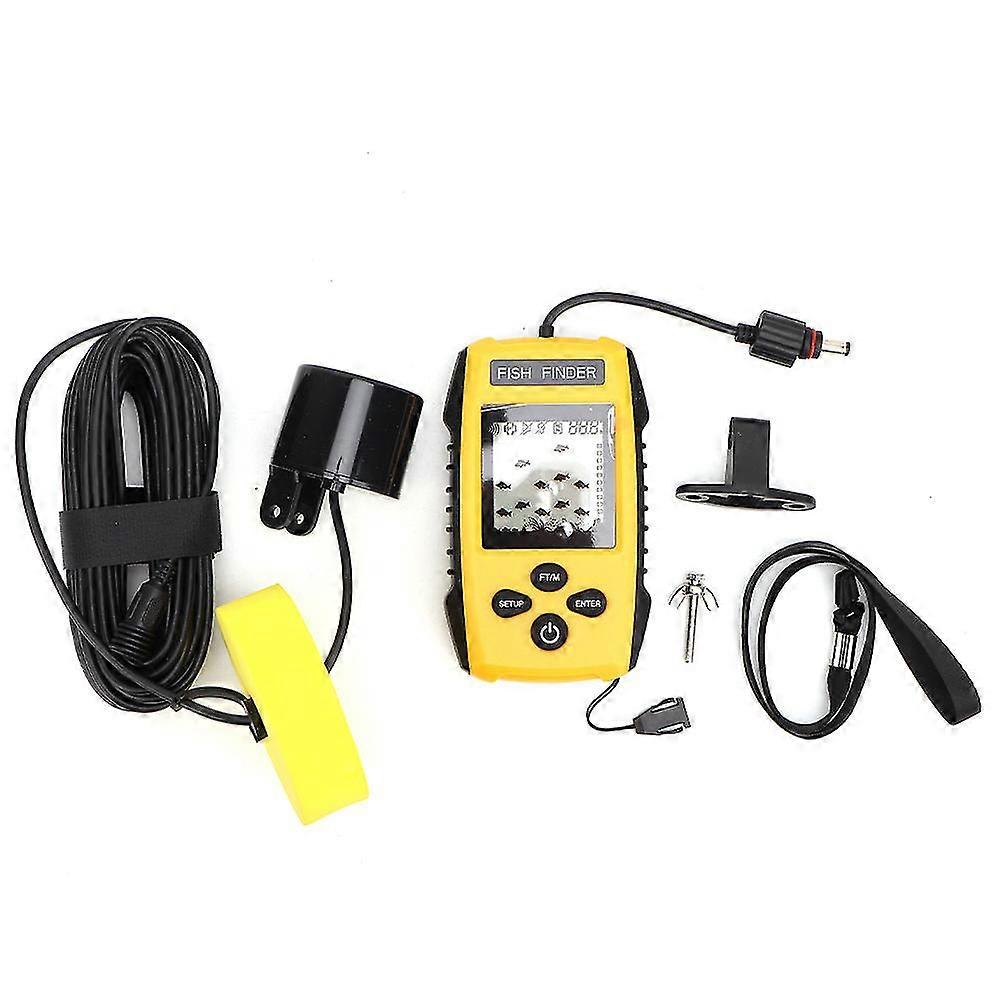 Handheld Fish Finder Portable LCD Display Fish Depth Finder with Sonar Sensor