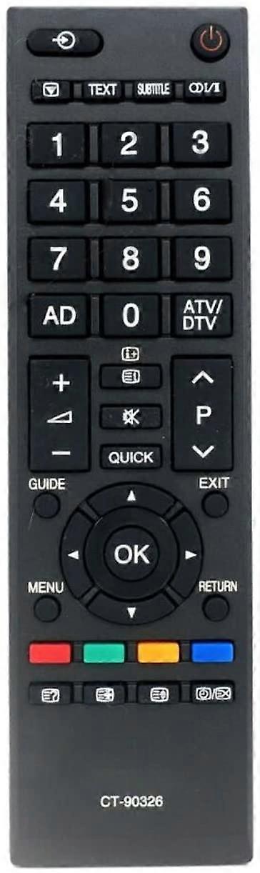 CT-90326 Remote Control For Toshiba LCD LED TV Remote ControllerReplace CT-90325 CT-90351